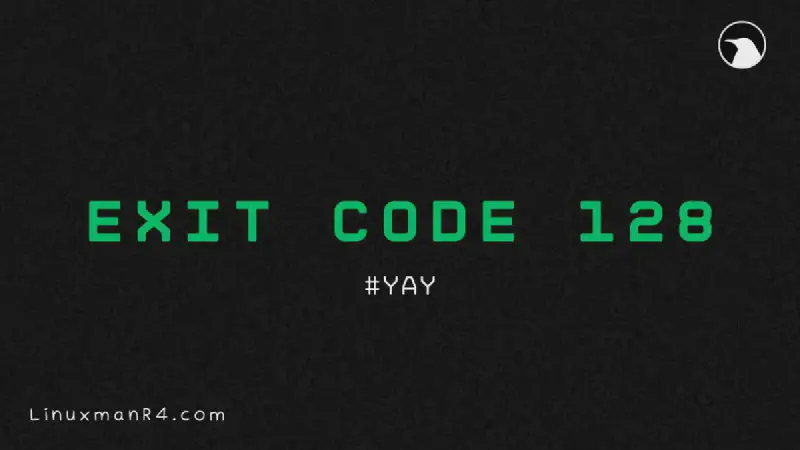 Featured image of post Exit code 128 al actualizar con yay