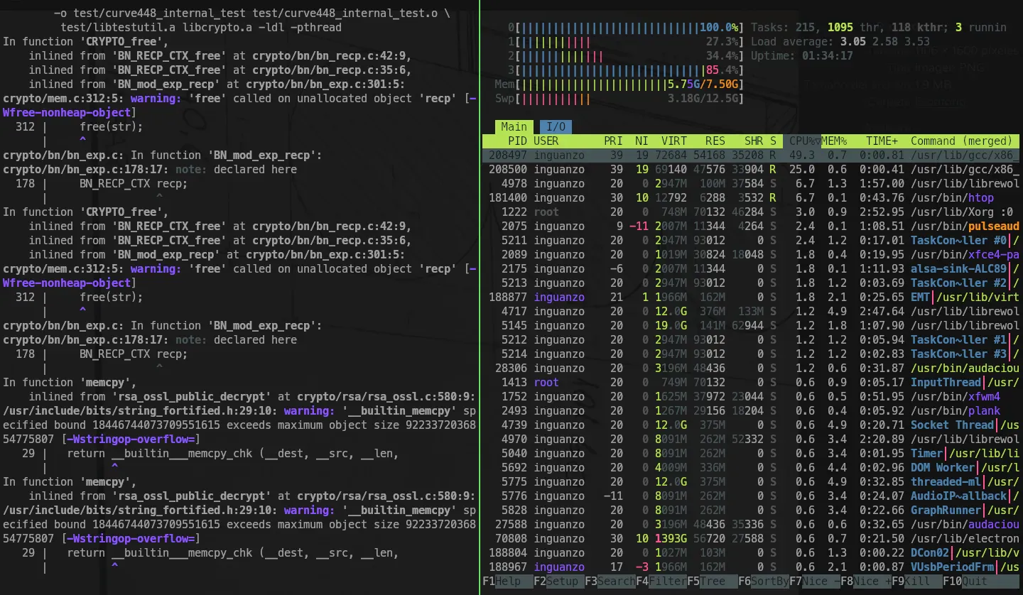 Usando nice para que no acapare recursos.