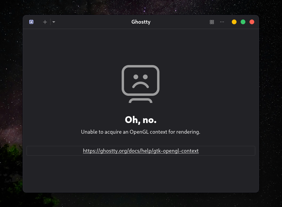 Y por este error, adiós a la terminal estilo “pacman”.