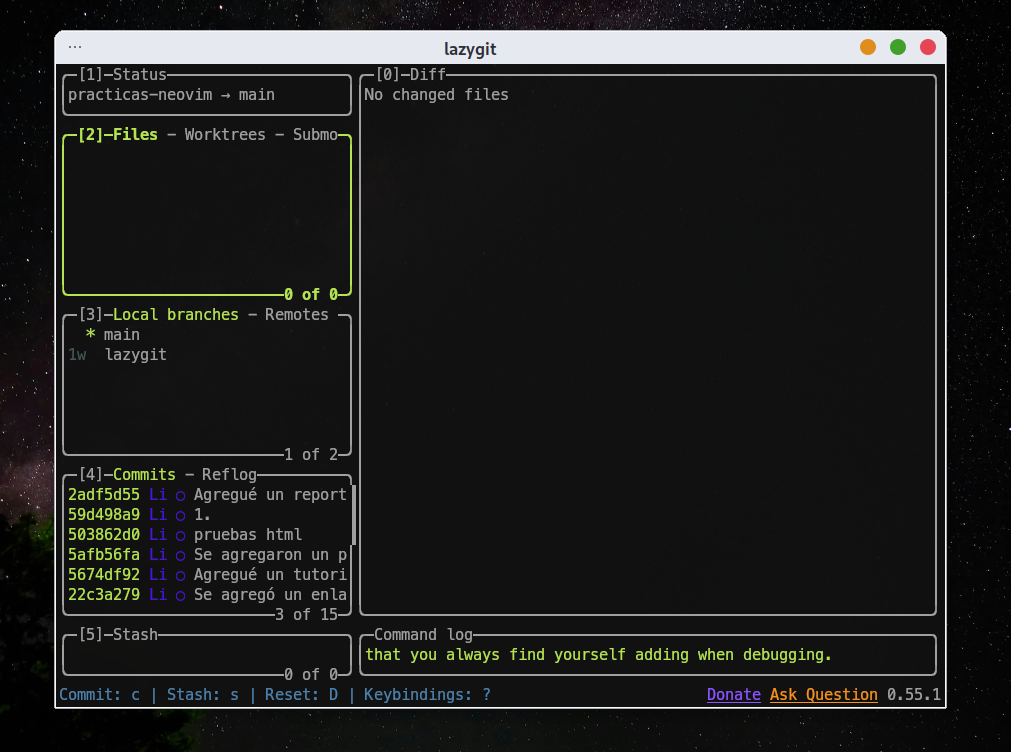 Todos los comandos que aprendí los voy a olvidar con esta herramienta.
