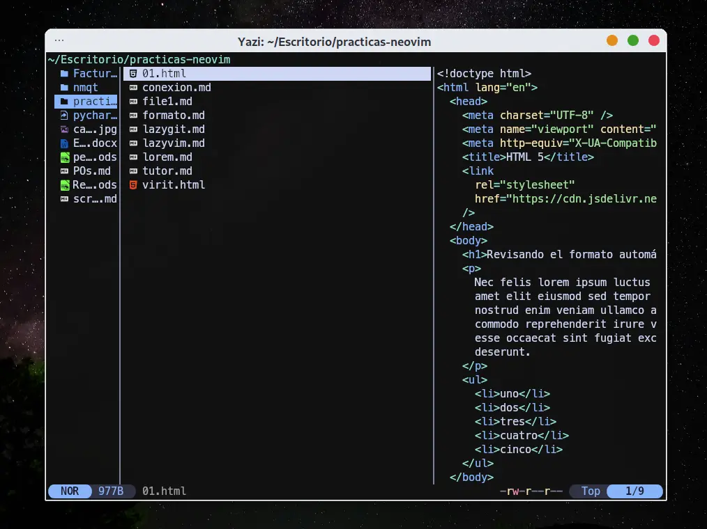 Yazi es bueno, bonito y rápido