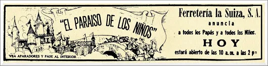 Navidad Lagunera ANUNCIO DE LA FERRETERÍA LA SUIZA (OTRO)  ¿Cuántos recuerd...