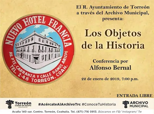 Pláticas sobre la Historia Regional LOS OBJETOS DE LA HISTORIA    El Archivo ...