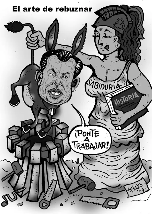 Pero no tiene la culpa el Asno si no el que lo hace Alcalde  EL ARTE DE REBUZ...