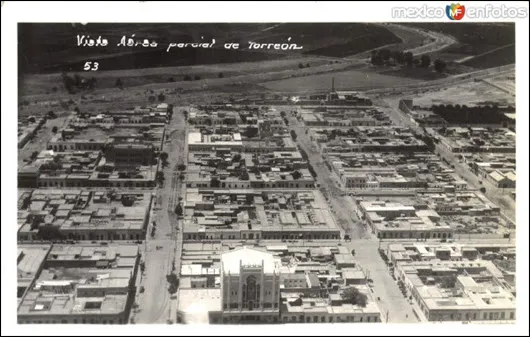 TORREÓN, CIUDAD HORIZONTAL  En esta foto aérea de una parte de Torreón (MÉXIC...