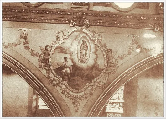 Parroquia de Nuestra Señora de Guadalupe MURAL QUE EXISTIÓ EN LA IGLESIA DE G...