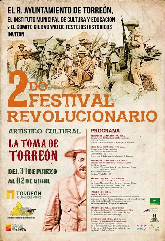2o FESTIVAL REVOLUCIONARIO, ARTÍSTICO Y CULTURAL (Del 31 de Marzo al 2 de Abr...