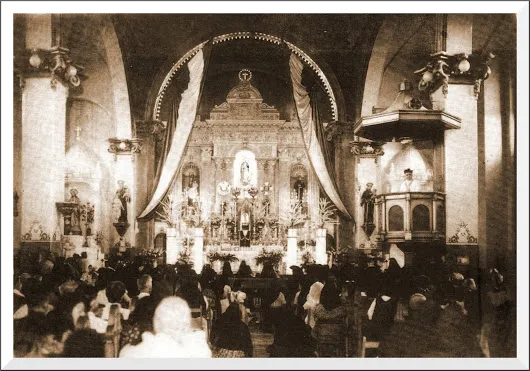 Iglesia de Guadalupe NAVE CENTRAL Y ALTAR DE GUADALUPE EN 1940  Mucho tiempo ...