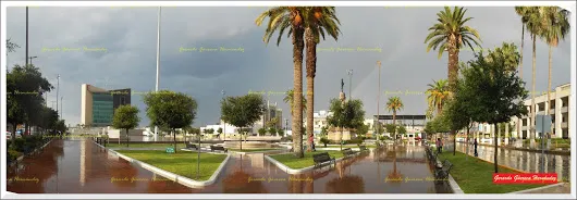 La Plazuela Juárez DESPUÉS DE LA LLUVIA  No, no es foto de este fin de semana...