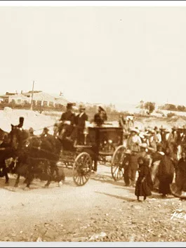 Día de Muertos en Torreón CORTEJO FÚNEBRE RUMBO AL PANTEÓN VIEJO  En la Ciuda...