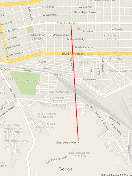 El recorrido del teleférico  Se plantea que el recorrido del teleférico será ...