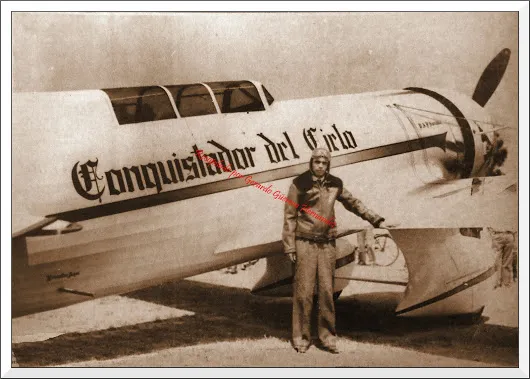 El Avión de Sarabia FRANSICO SARABIA ADELANTE DE SU CONQUISTADOR DEL CIELO ...