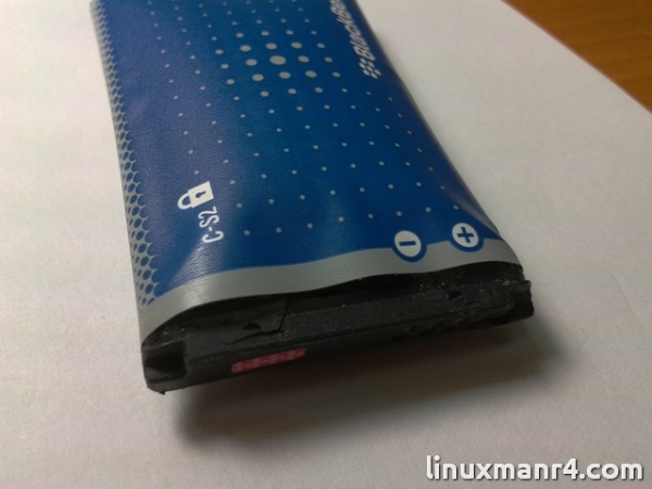 Batería de Blackberry Hinchada