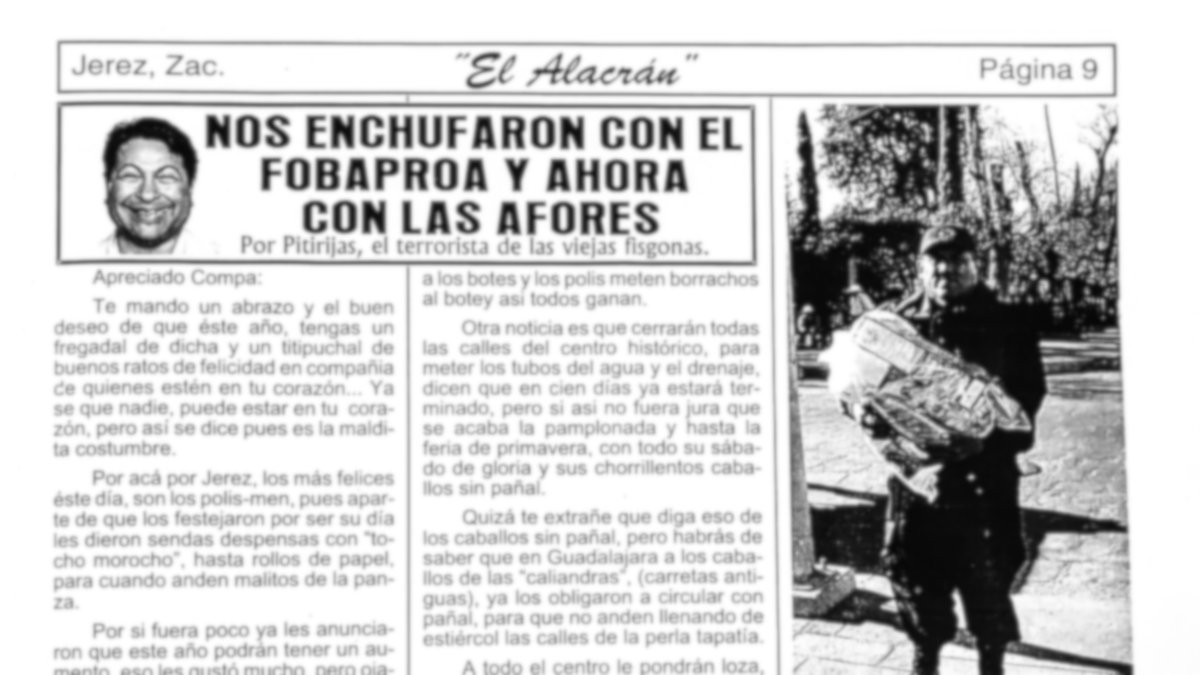 Featured image of post El famoso Pitirijas, el terror de las viejas fisgonas