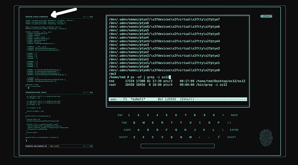 Encom Linux Console ¡Niceeee!