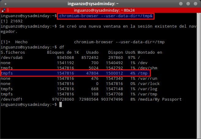 Usar un disco en RAM para los archivos temporales.