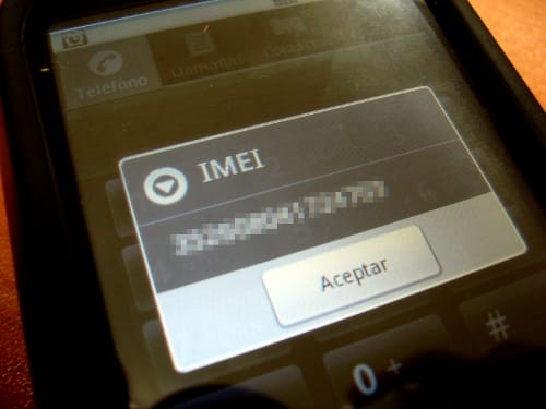 IMEI de un teléfono celular