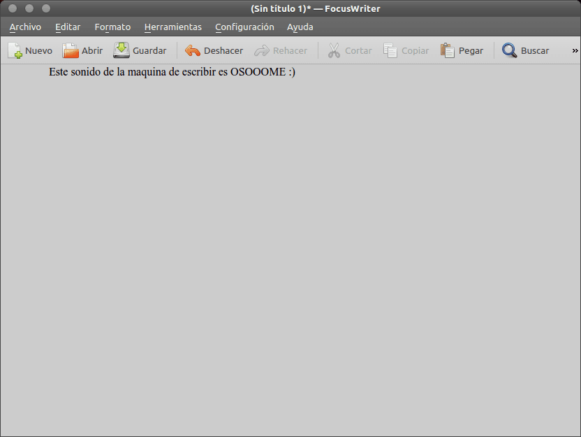 FocusWriter, un editor de texto minimalista