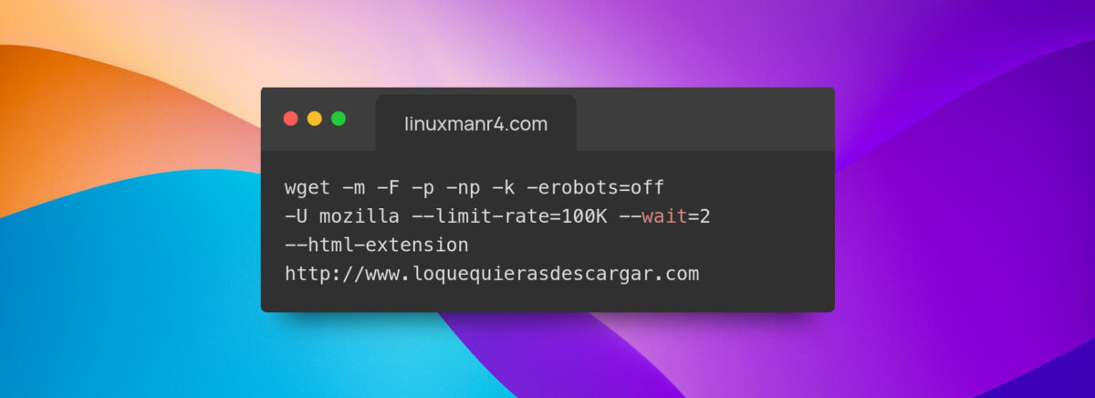 Featured image of post Respaldar un sitio web con wget