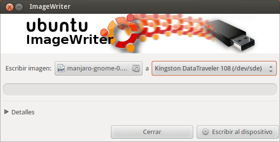 ImageWriter para Ubuntu