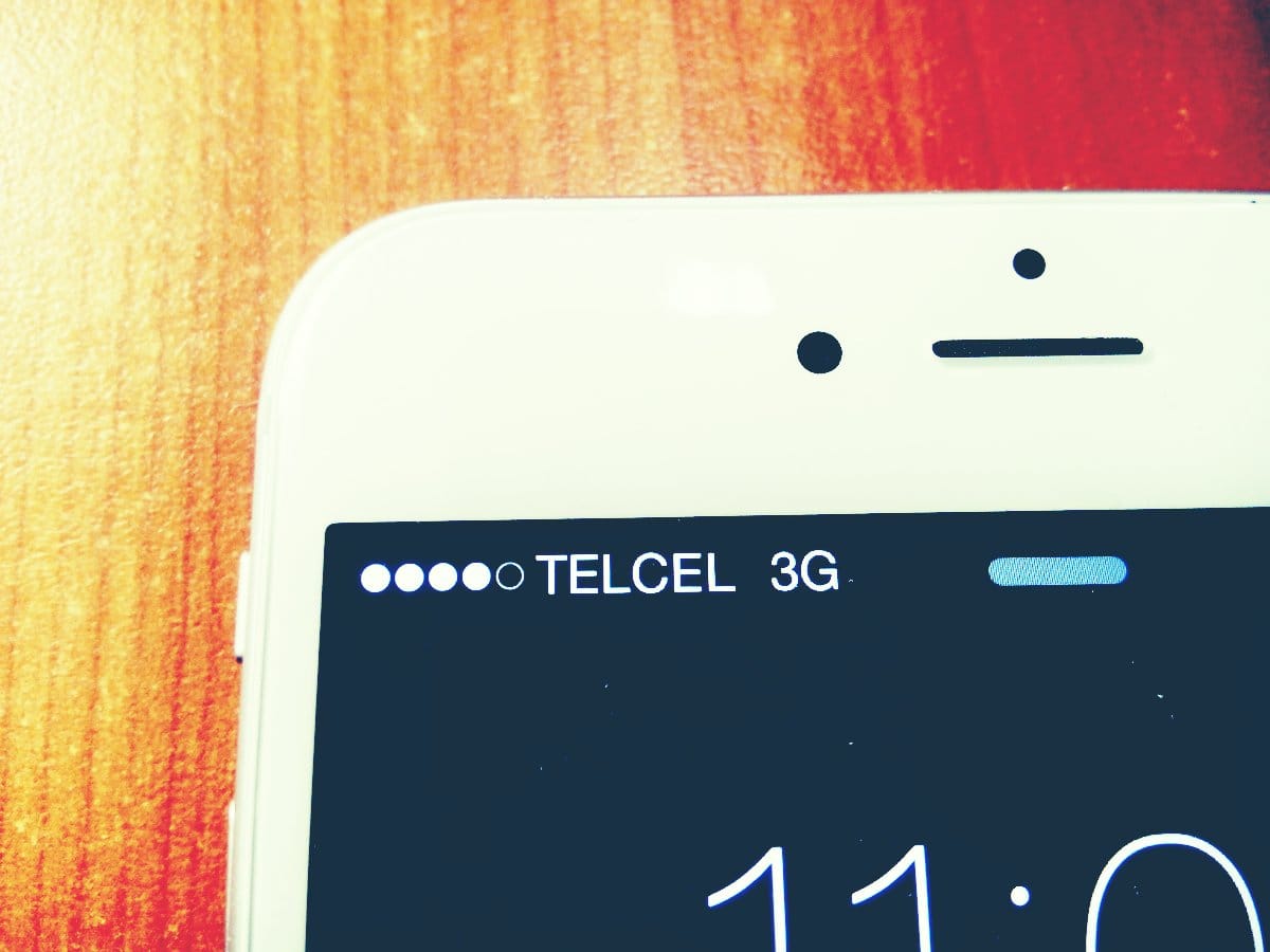 Tarjeta SIM recortada funcionando