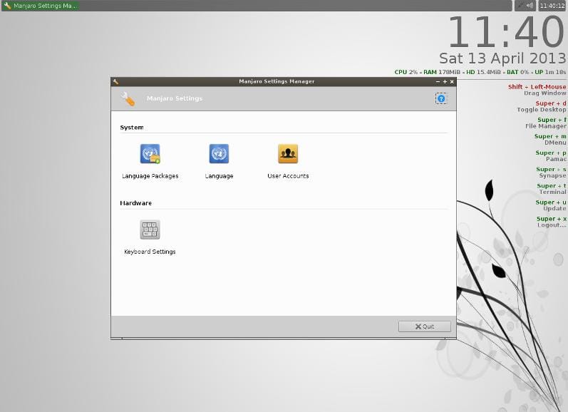 Instalación de idiomas en Manjaro