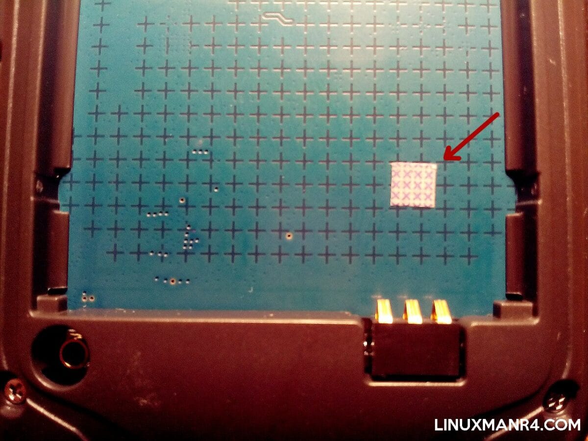 Celular Mojado, Etiqueta activada con cruces