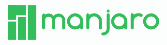 manjaro logo comfortaa font