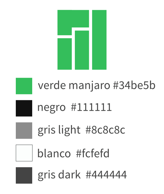 manjaro paleta de colores