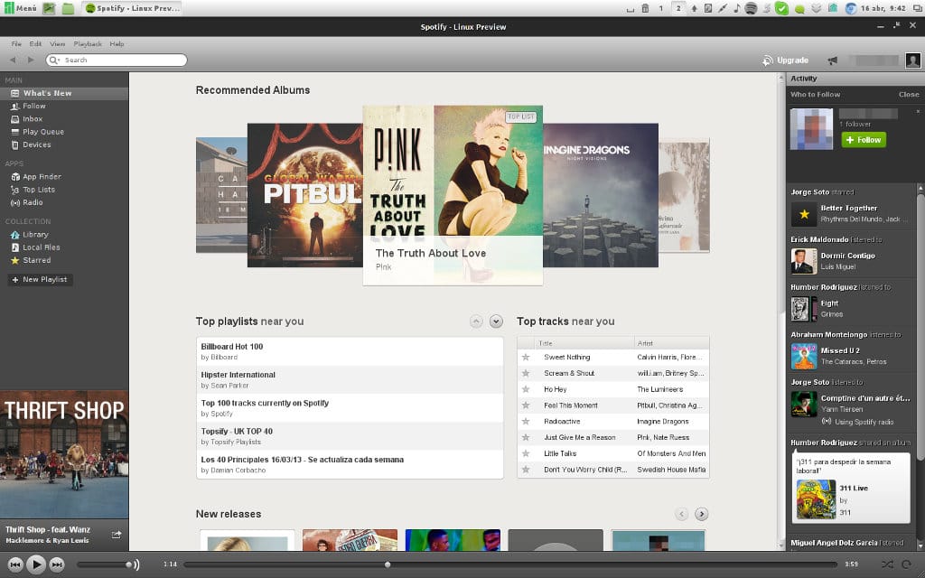 Spotify en Manjaro Linux