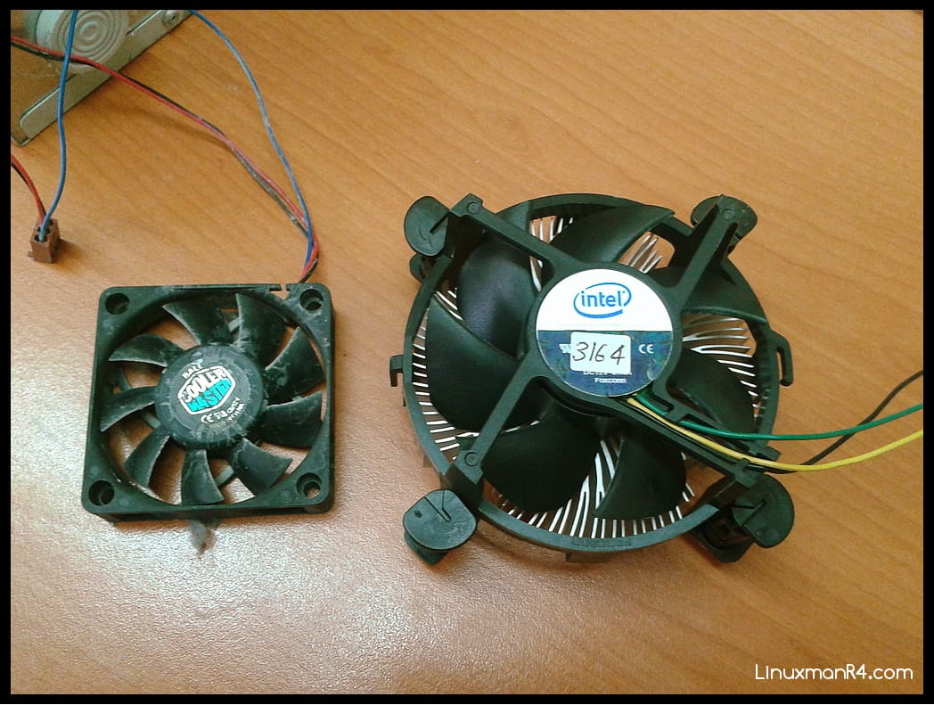El ventilador de AMD y el ventilador de INTEL