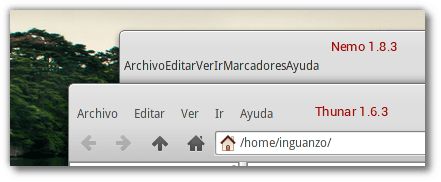 Problema con los menús con el tema Elementary