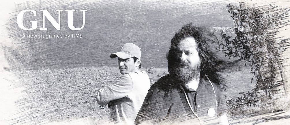 Richard Stallman en la Laguna (imagen de Jeff McNeill)