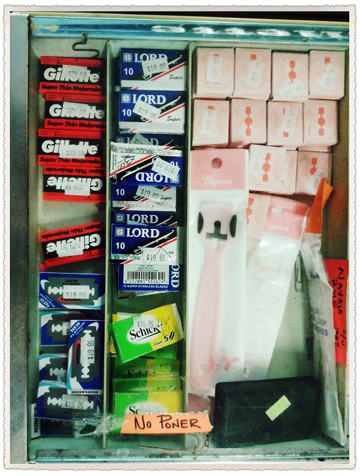 Hojas de afeitar desechables