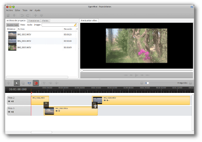 OpenShot - Transiciones
