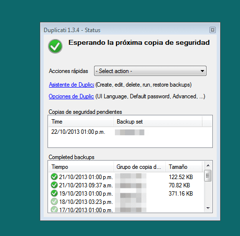 Duplicati programa para hacer respaldos