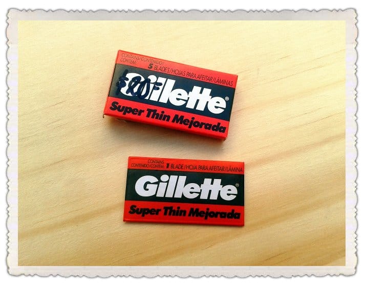 Hojas de afeitar Gillette Super Thin Mejorada