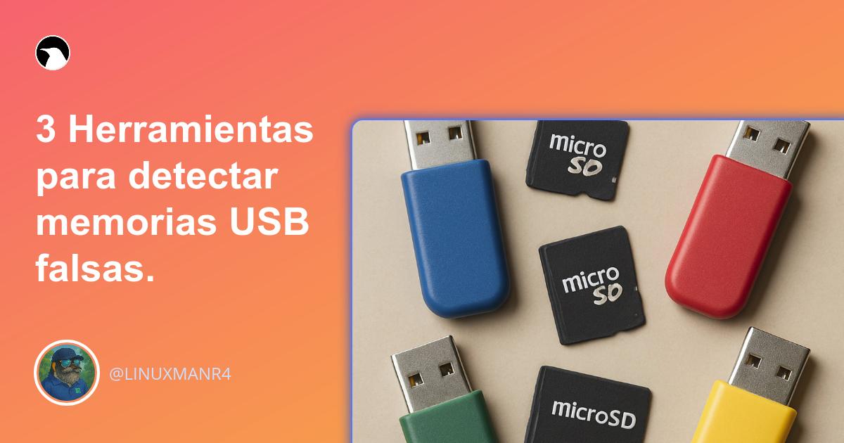 Featured image of post 3 herramientas para detectar memorias USB falsas
