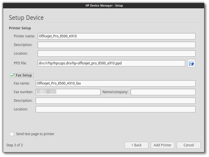 HP Device Manager - Setup