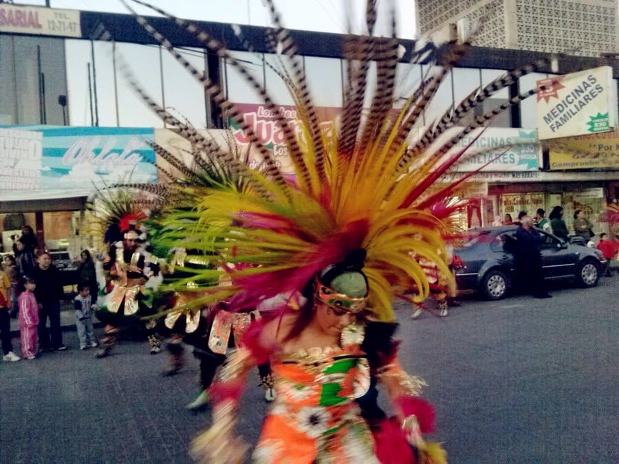 danzante azteca - peregrinaciones 2013