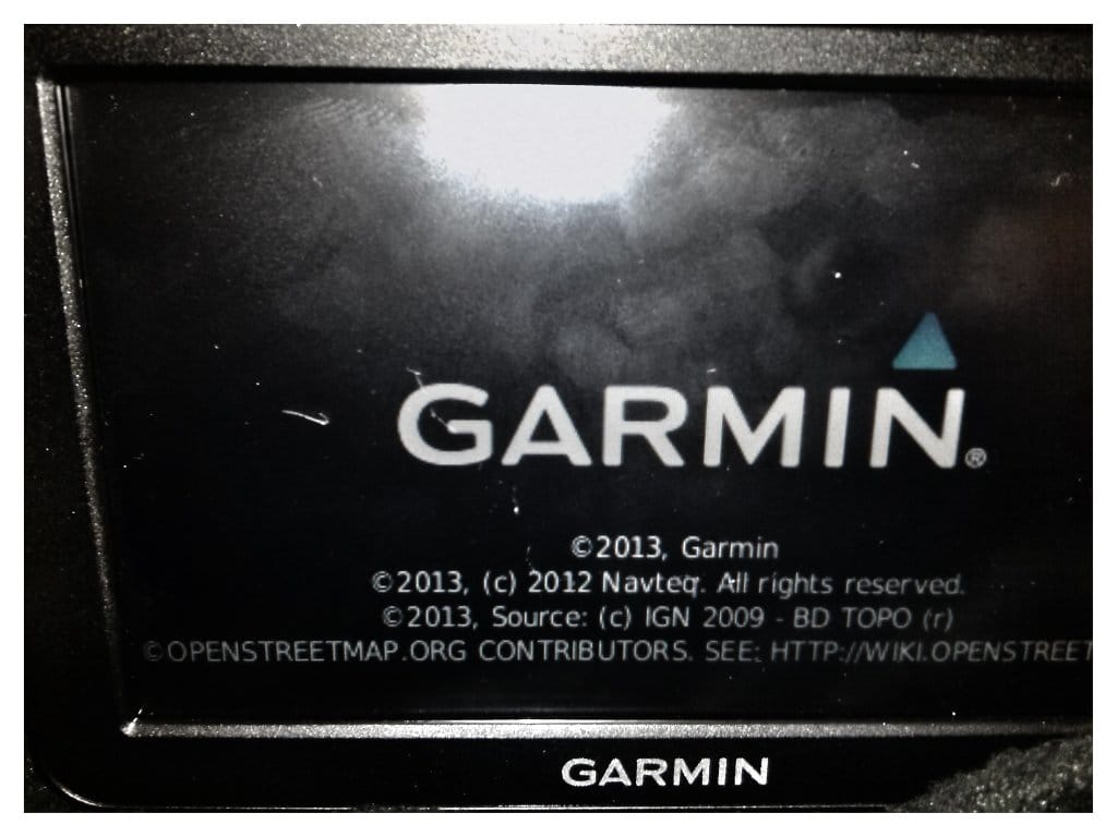 GPS Garmin cargando la cartografía de OpenStreetMap