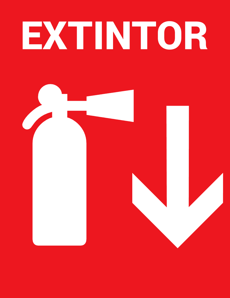Letrero de Extintor