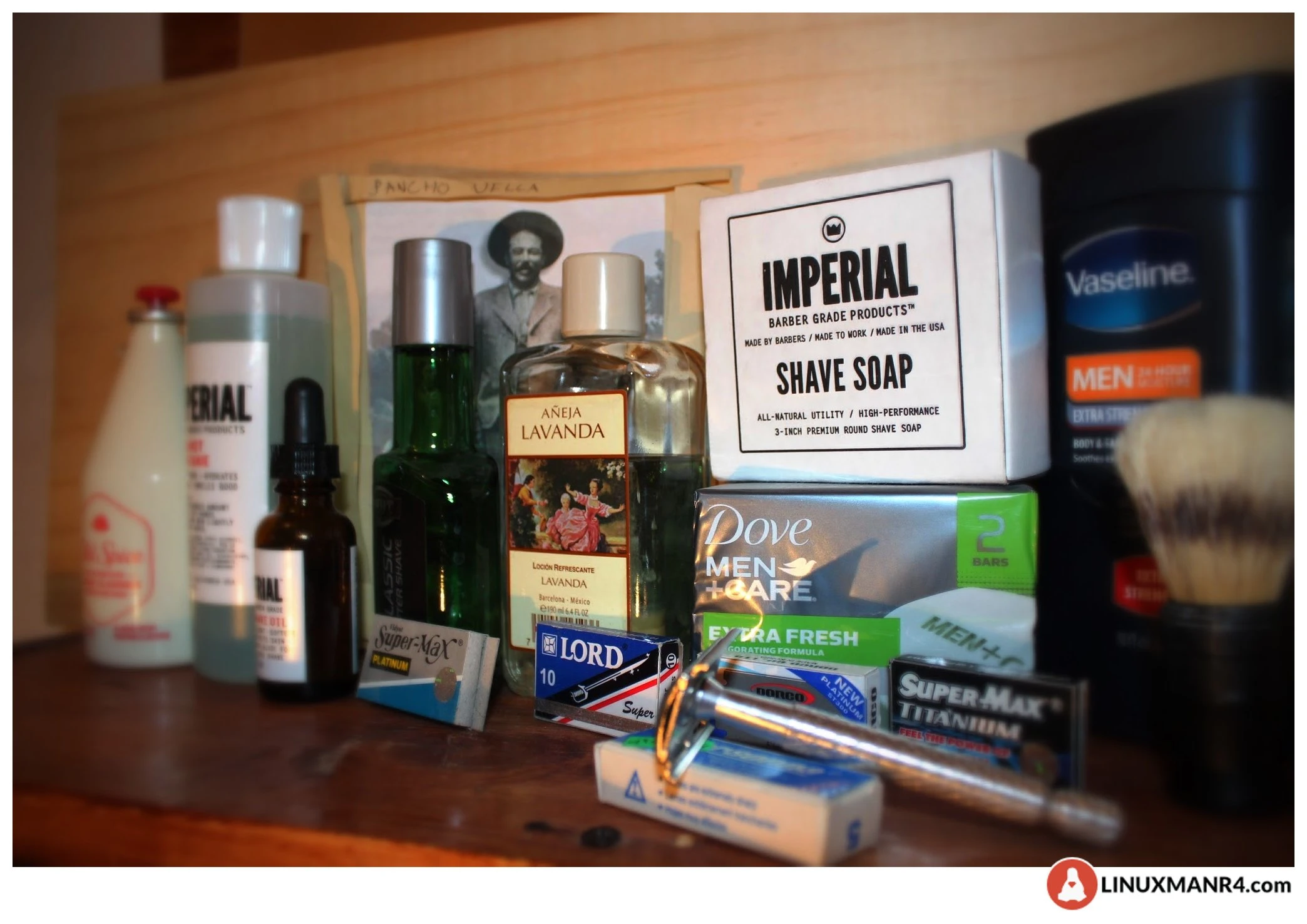 Más Lociones jabones y hojas de afeitar