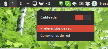 Preferencias de red en Cinnamon