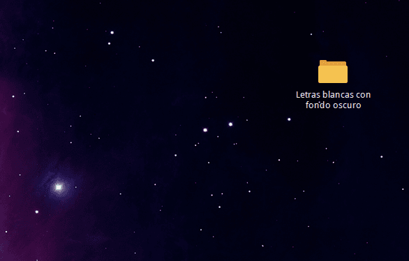 Letras blancas en Cinnamon