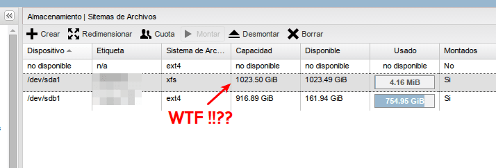 Sistema de archivos 1TB