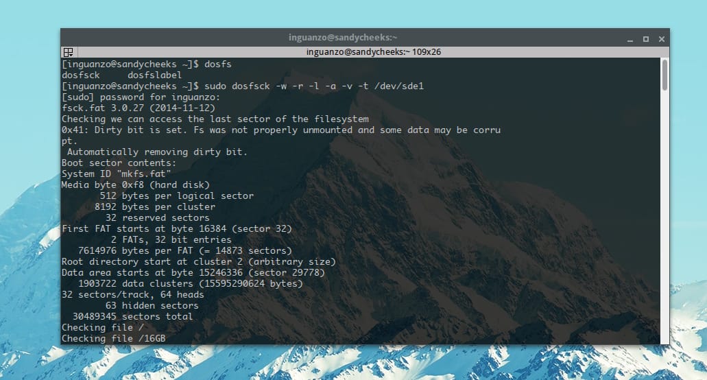 Featured image of post Revisar una unidad USB con FAT32 en Linux