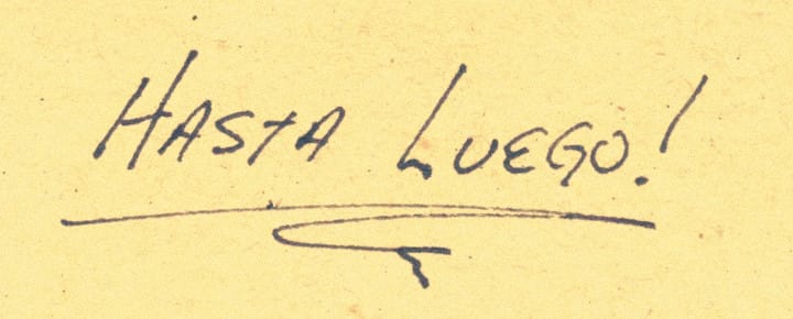 hasta luego