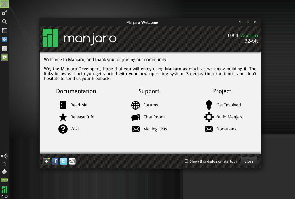 Manjaro Netbook Edition