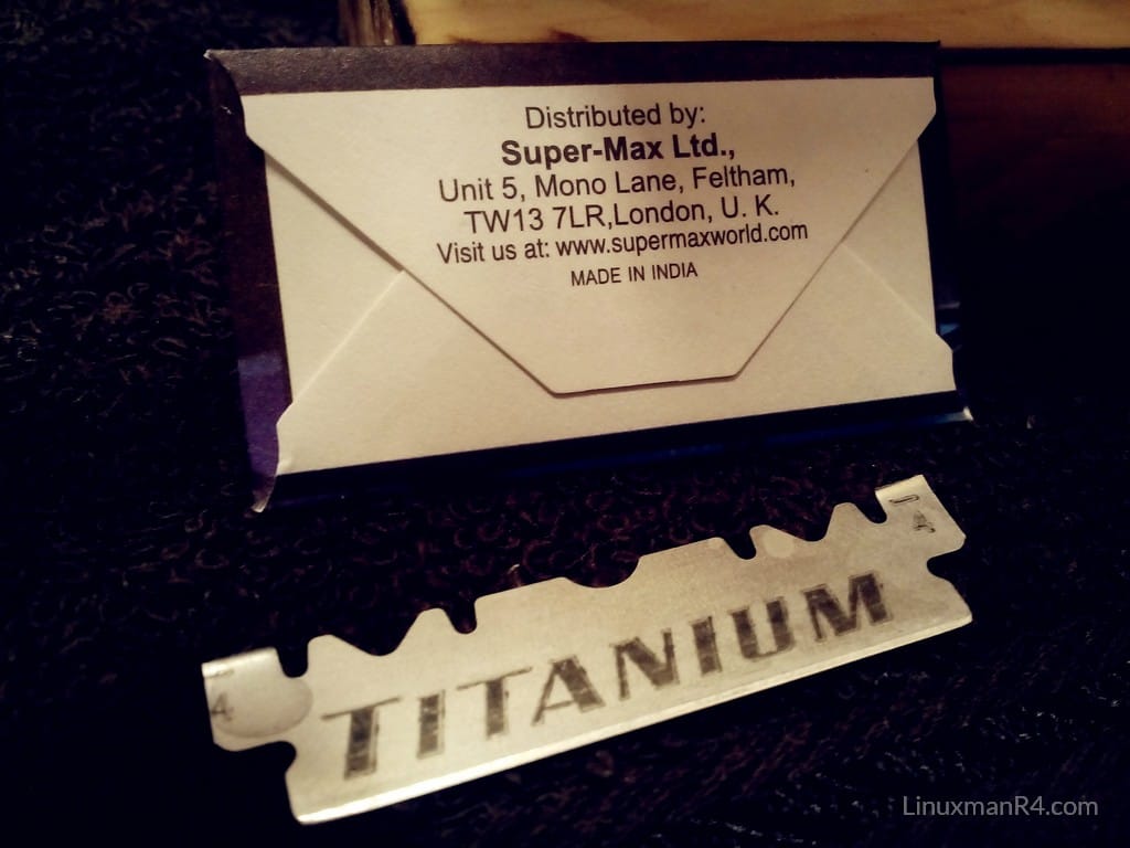Super-max Titanium Hoja de afeitar